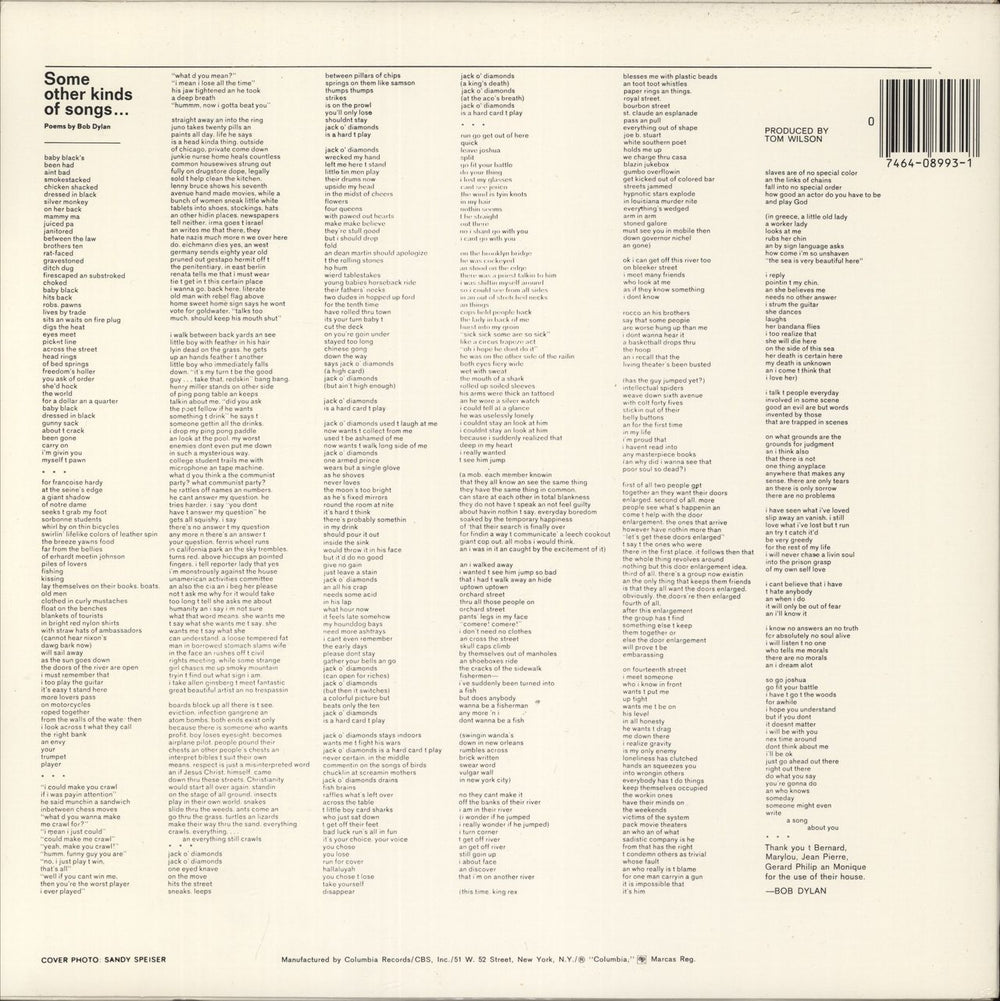 Bob Dylan Another Side Of Bob Dylan - 180gm - EX US vinyl LP album (LP record) 074640899317