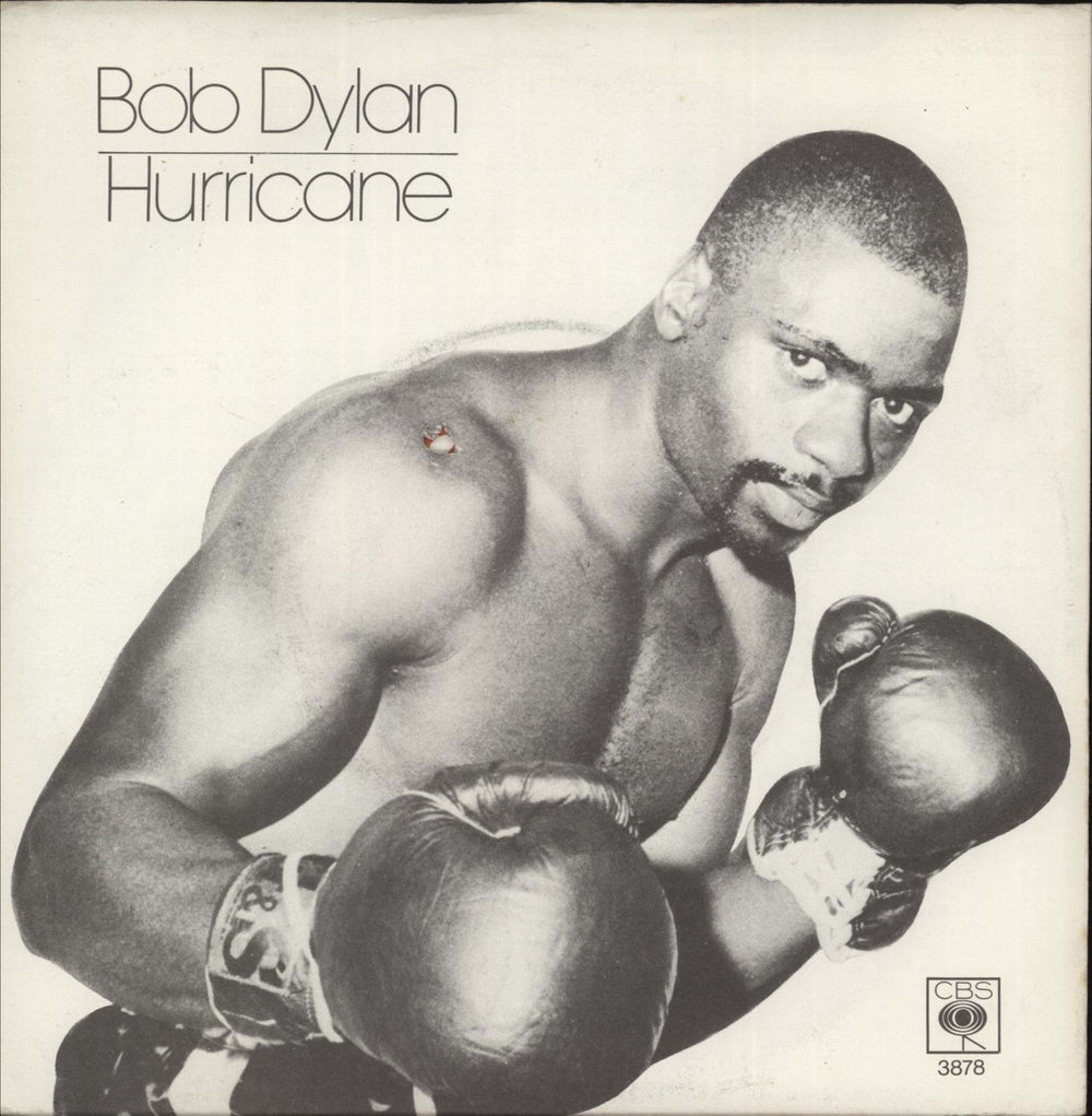 Bob Dylan Hurricane + P/S UK 7" vinyl single (7 inch record / 45) SCBS3878