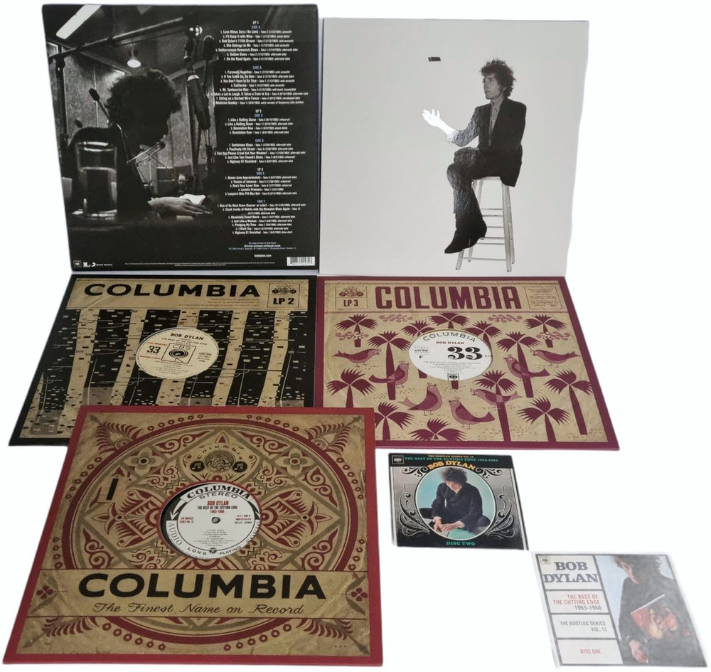 Bob Dylan The Best Of The Cutting Edge 1965-1966 - 180gm + 2-CD set UK Vinyl Box Set 888751244313