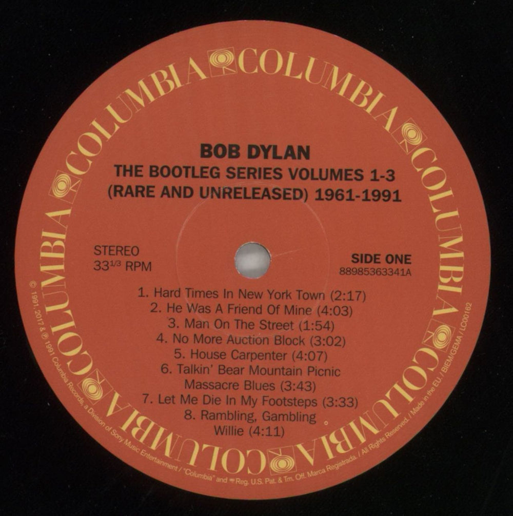 Bob Dylan The Bootleg Series Volumes 1-3 - 2017 Edition UK Vinyl Box Set DYLVXTH751445