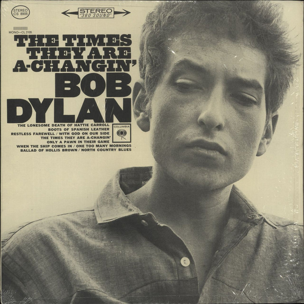 Bob Dylan The Times They Are A-Changin' - Two Eye label