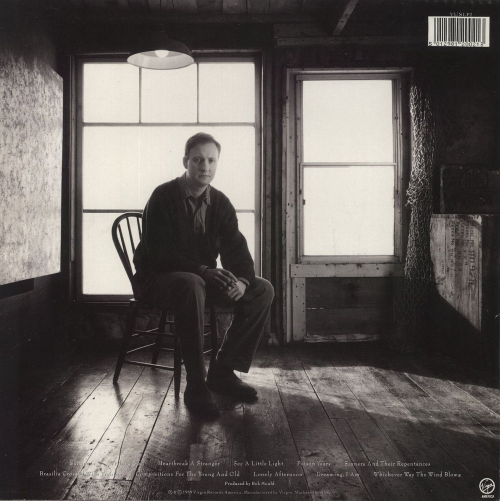 Bob Mould Workbook UK vinyl LP album (LP record) 5012981200213