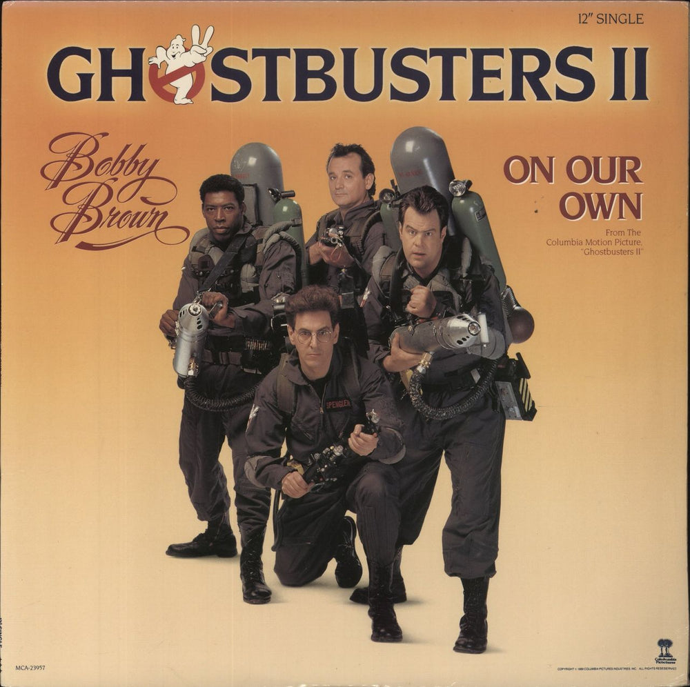 Bobby Brown On Our Own US 12" vinyl single (12 inch record / Maxi-single) MCA-23957