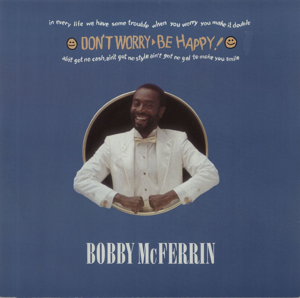 Bobby McFerrin Don't Worry Be Happy UK 12" vinyl single (12 inch record / Maxi-single) 12MT56