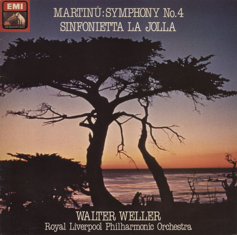 Bohuslav Martinu Martinu: Symphony No. 4 / Sinfonietta La Jolla UK vinyl LP album (LP record) ASD3888