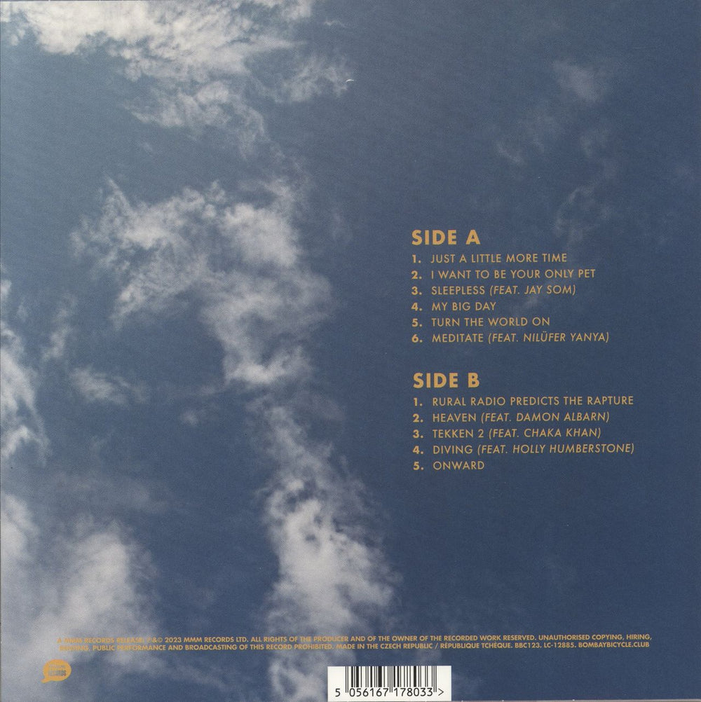 Bombay Bicycle Club My Big Day - White Egg Vinyl - Autographed UK vinyl LP album (LP record) 5056167178125