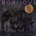 Bon Jovi Slippery When Wet -  3 Song Sticker UK vinyl LP album (LP record) VERH38