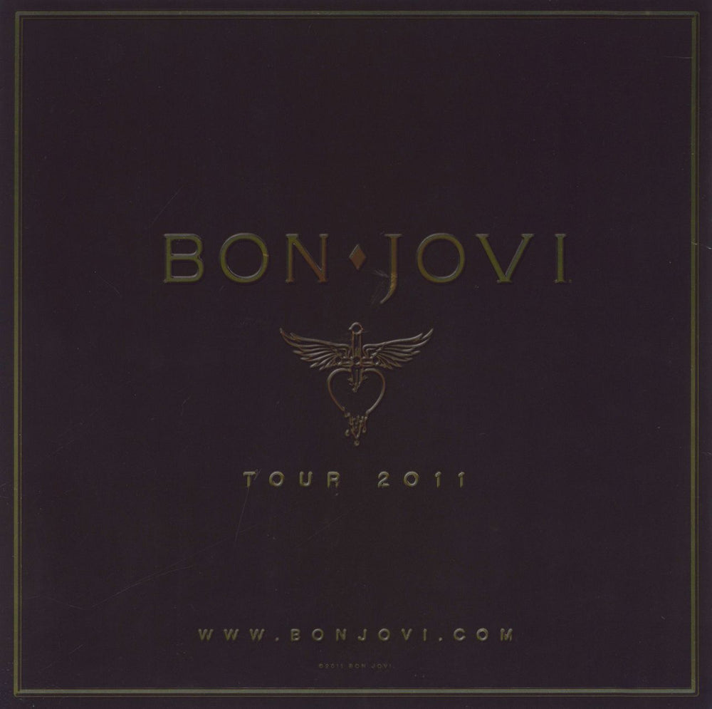 Bon Jovi Tour 2011 UK tour programme