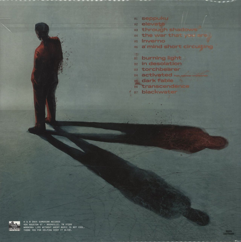 Born Of Osiris Through Shadows - Onyx Marble Vinyl UK vinyl LP album (LP record) 198704447822