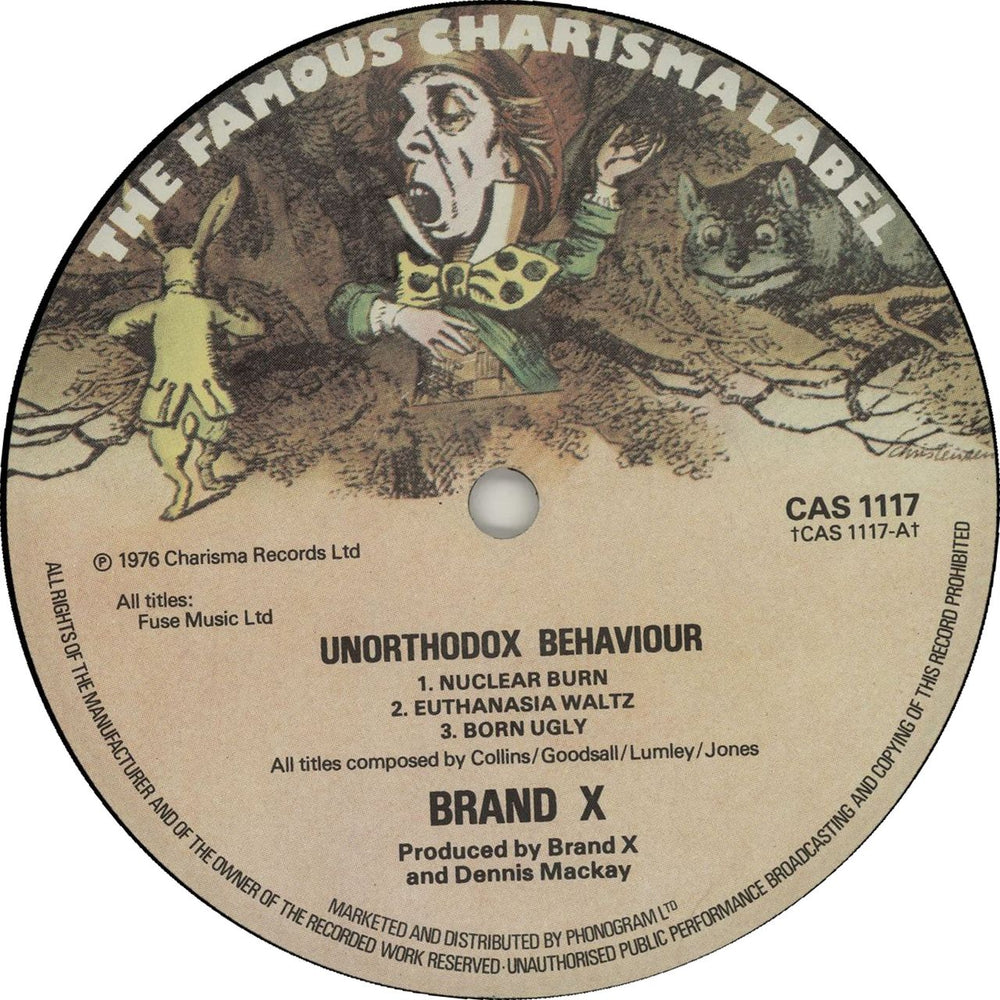 Brand X Unorthodox Behaviour - 1st - Complete UK vinyl LP album (LP record) BDXLPUN355637