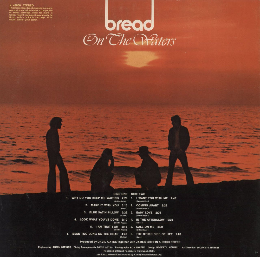 Bread On The Waters UK vinyl LP album (LP record)