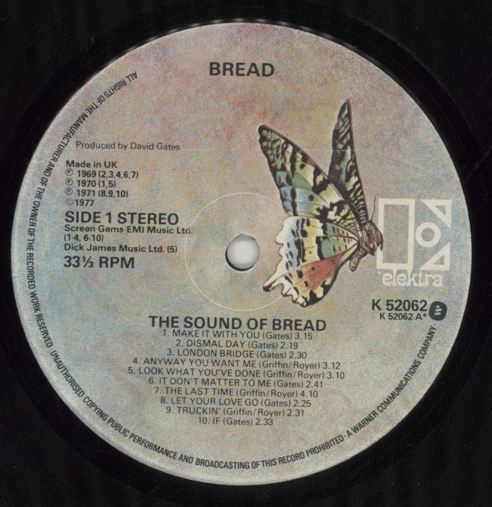 Bread The Sound Of Bread - 2nd UK vinyl LP album (LP record) RDBLPTH685754