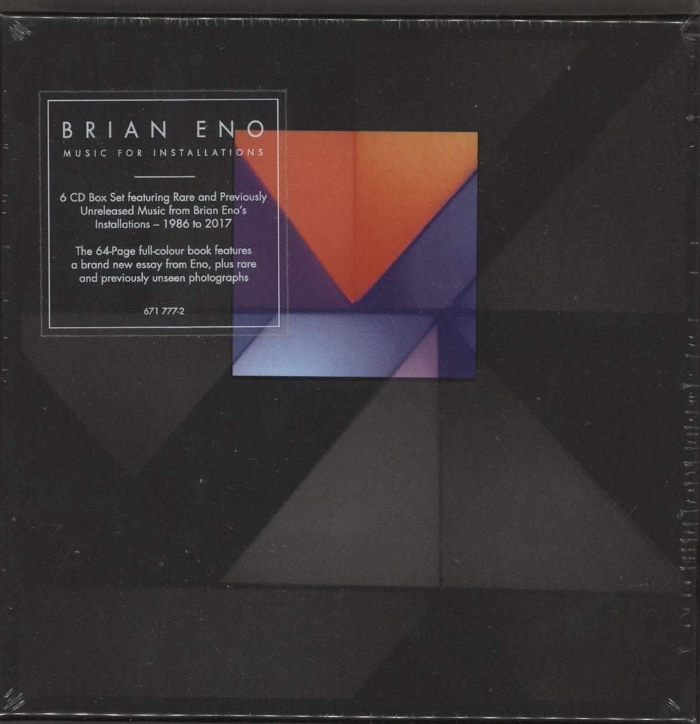 Brian Eno Music For Installations - Sealed UK CD Album Box Set 671777-2