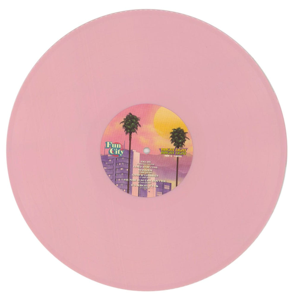 Bright Light Bright Light Fun City - Pink Vinyl US Vinyl LP