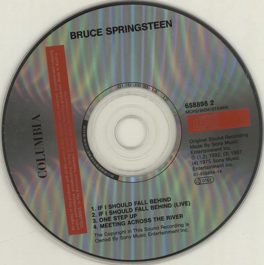 Bruce Springsteen If I Should Fall Behind Austrian CD single (CD5 / 5") SPRC5IF12584