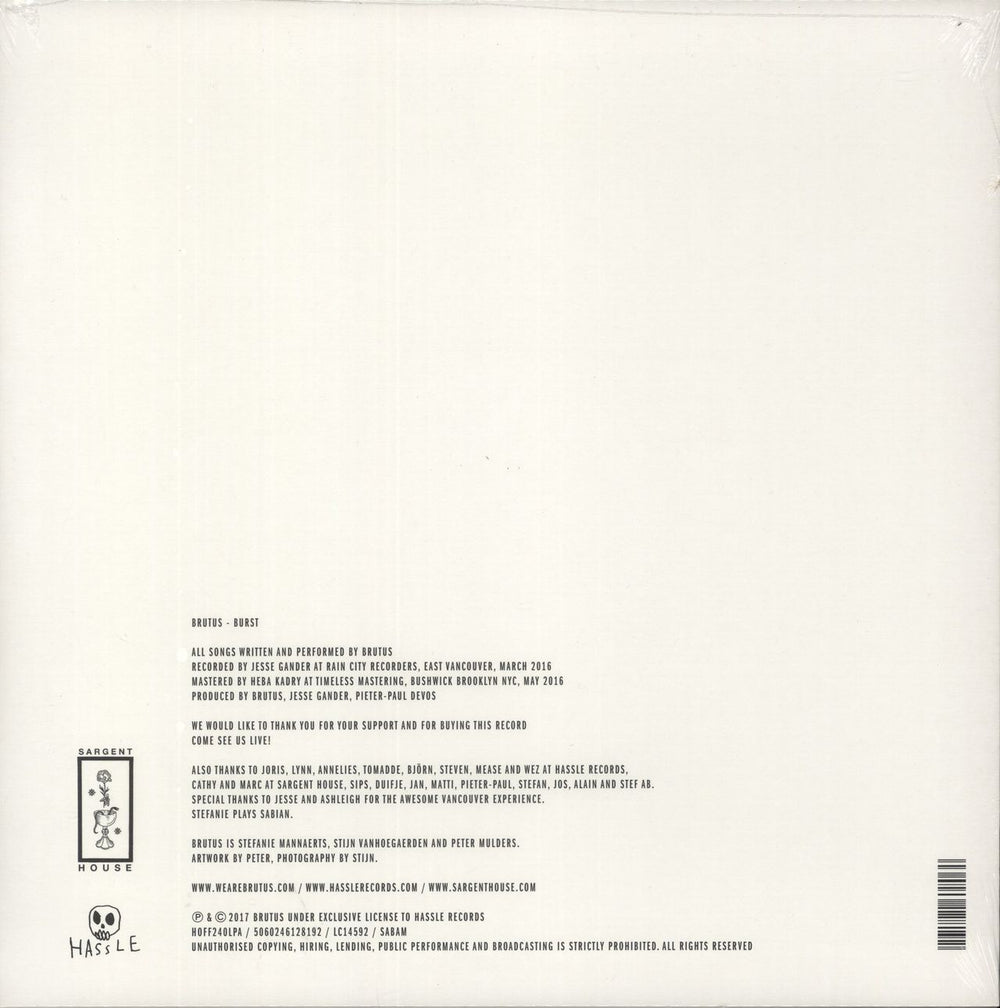 Brutus Burst - Sealed Belgian vinyl LP album (LP record) 5060246129434