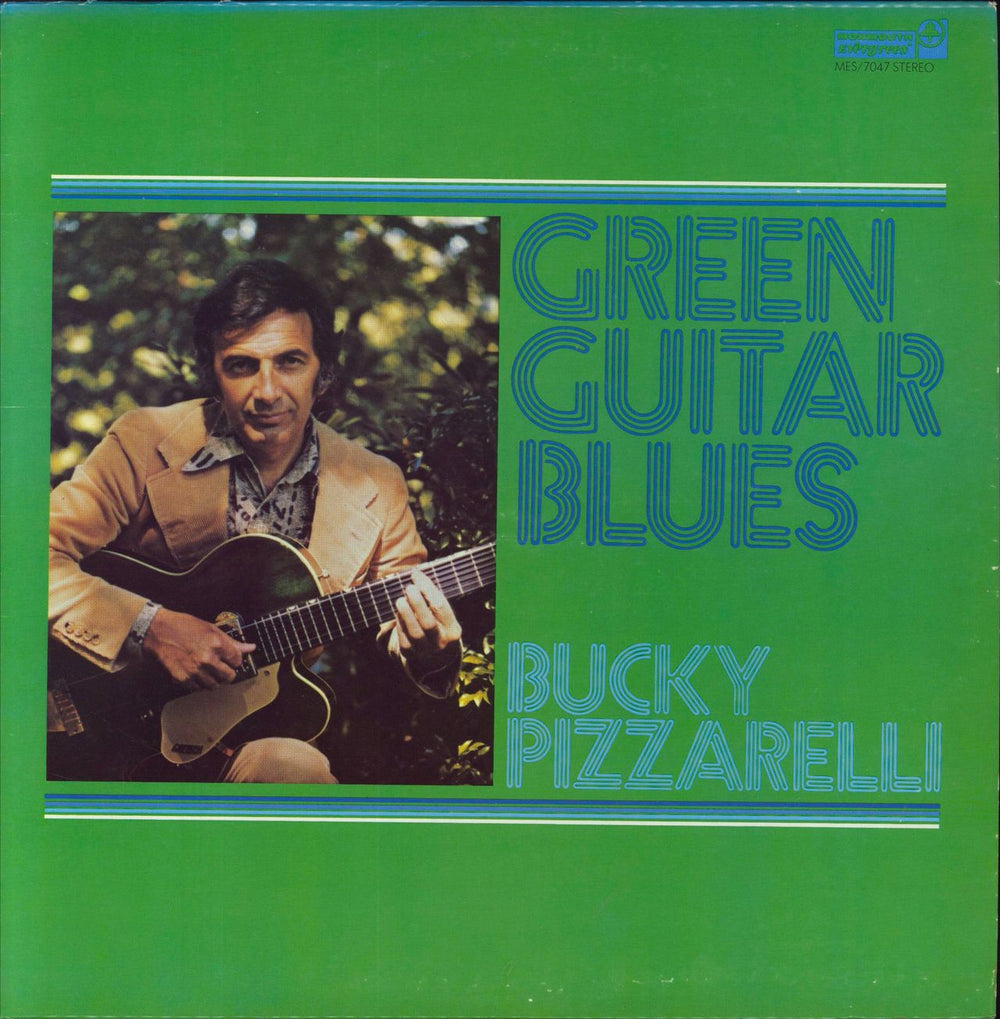 Bucky Pizzarelli Green Guitar Blues US vinyl LP album (LP record) MES/7047