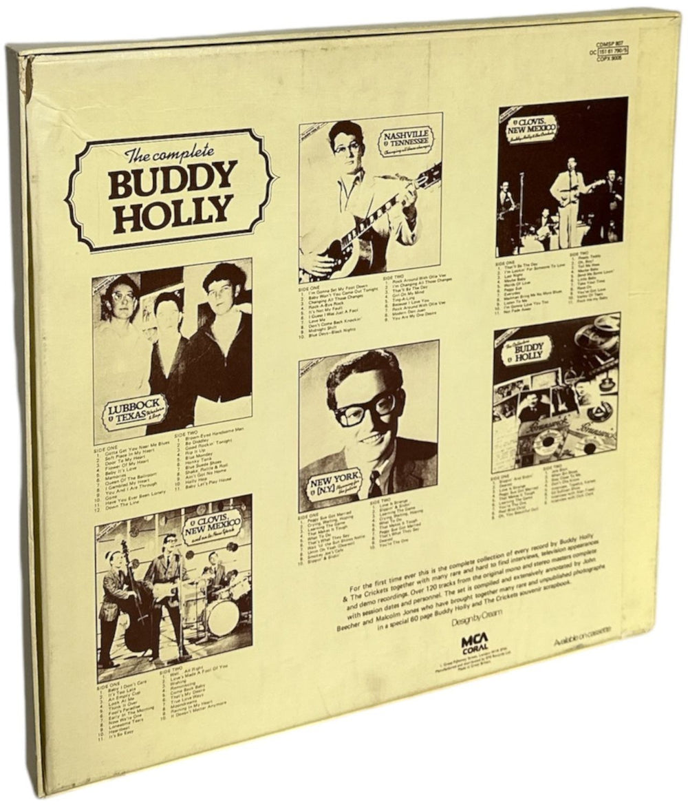 Buddy Holly The Complete Buddy Holly - EX / No Booklet UK Vinyl Box Set