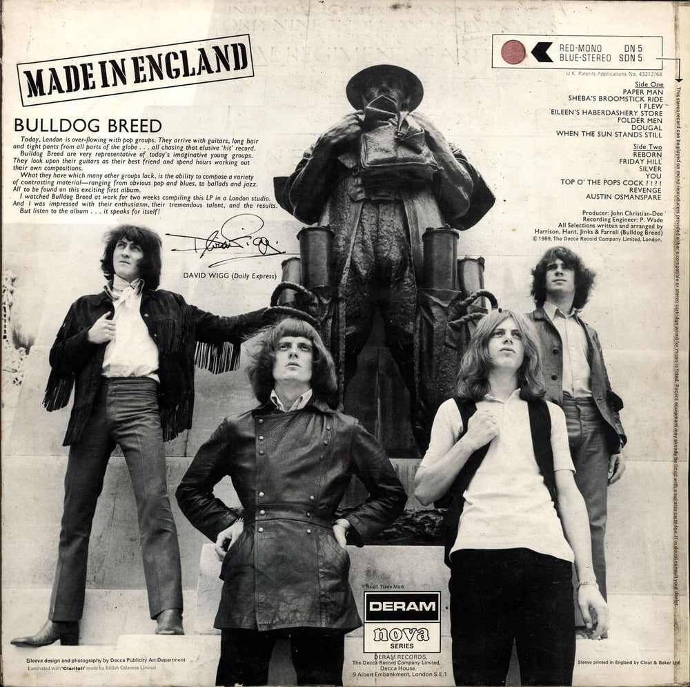 Bulldog Breed Made In England - 1st UK vinyl LP album (LP record)