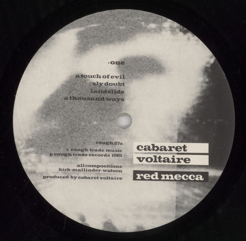 Cabaret Voltaire Red Mecca UK vinyl LP album (LP record) VOLLPRE253284