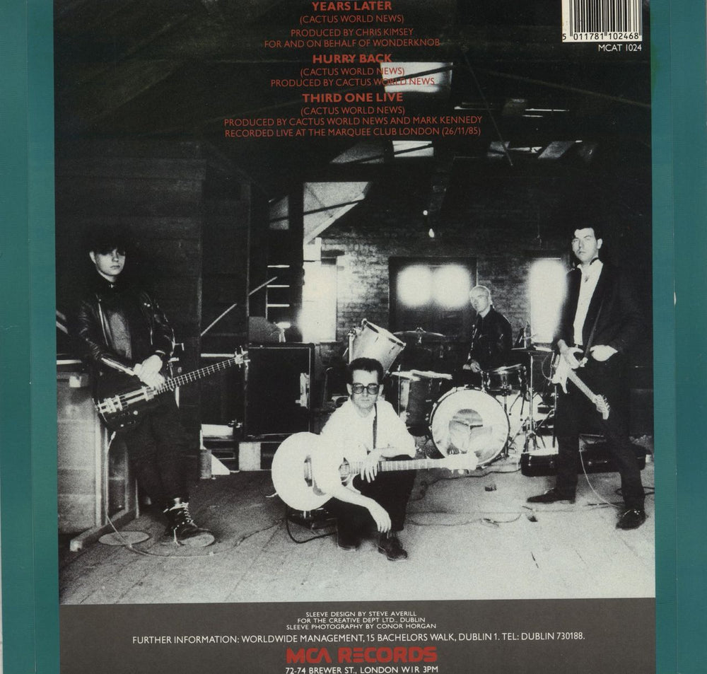 Cactus World News Years Later UK 12" vinyl single (12 inch record / Maxi-single) 5011781102468