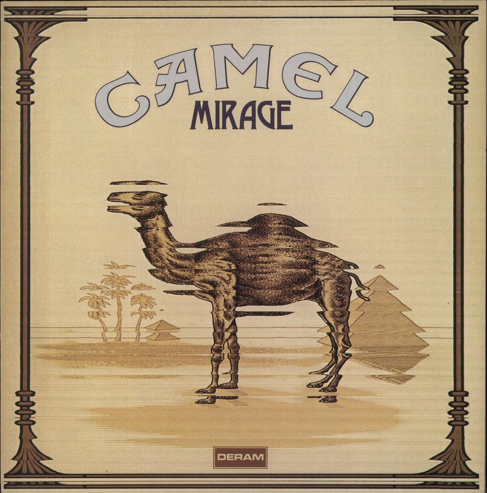 Camel Mirage - 2nd + Insert UK vinyl LP album (LP record) SML1107