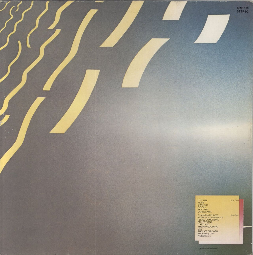 Camel Nude Dutch vinyl LP album (LP record)