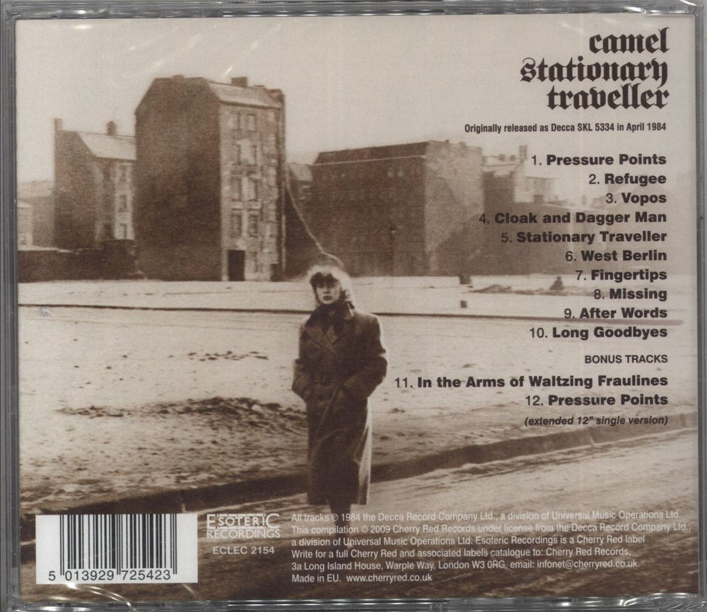 Camel Stationary Traveller - Sealed UK CD album (CDLP) 5013929725423