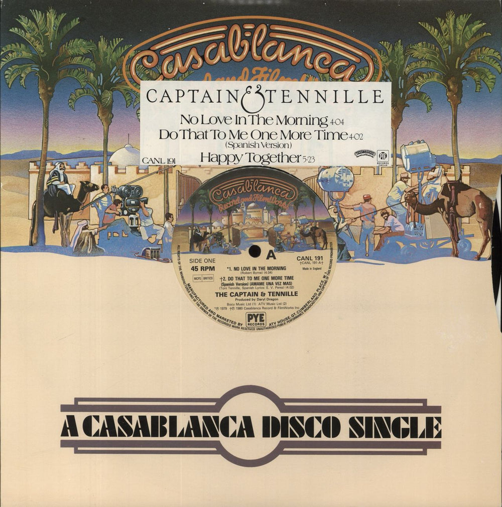 Captain & Tennille No Love In The Morning UK 12" vinyl single (12 inch record / Maxi-single) CANL191