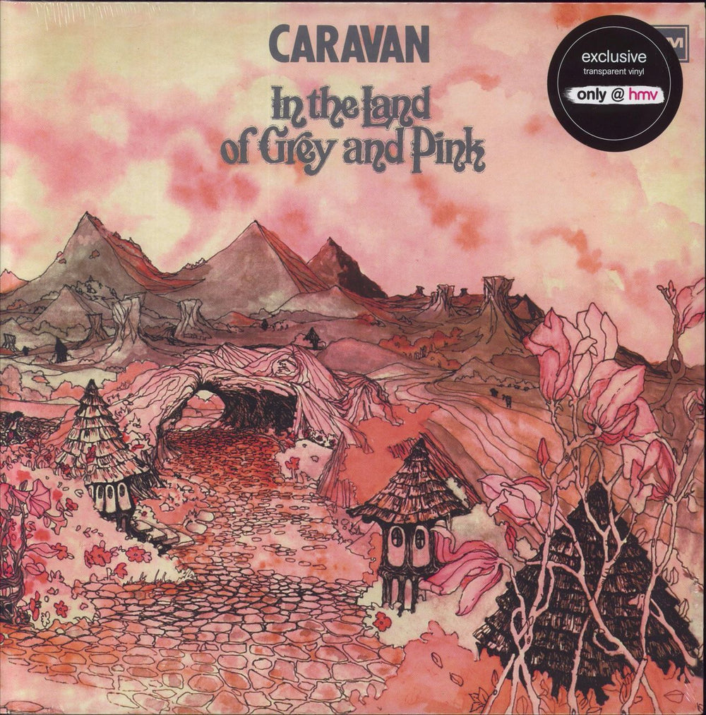 Caravan In The Land Of Grey And Pink - Clear Vinyl - Sealed UK vinyl LP album (LP record) 7763089