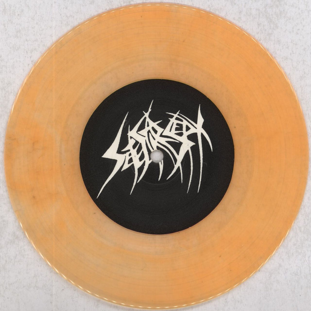 Carcass Grinder Death Boundary / Movin' On - Orange Vinyl Belgian 7" vinyl single (7 inch record / 45) 7IR07DE839454