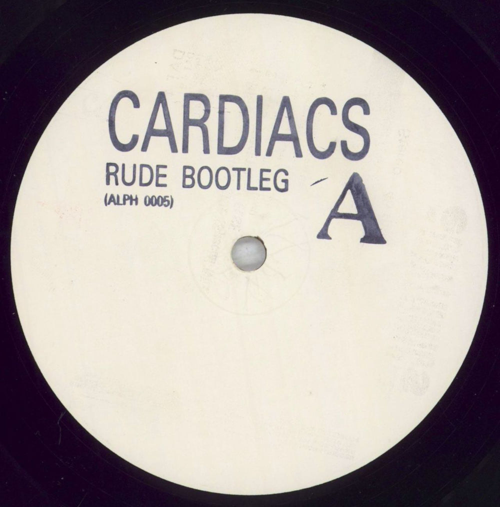 Cardiacs Rude Bootleg - Hand stamped labels UK vinyl LP album (LP record) AIALPRU827833