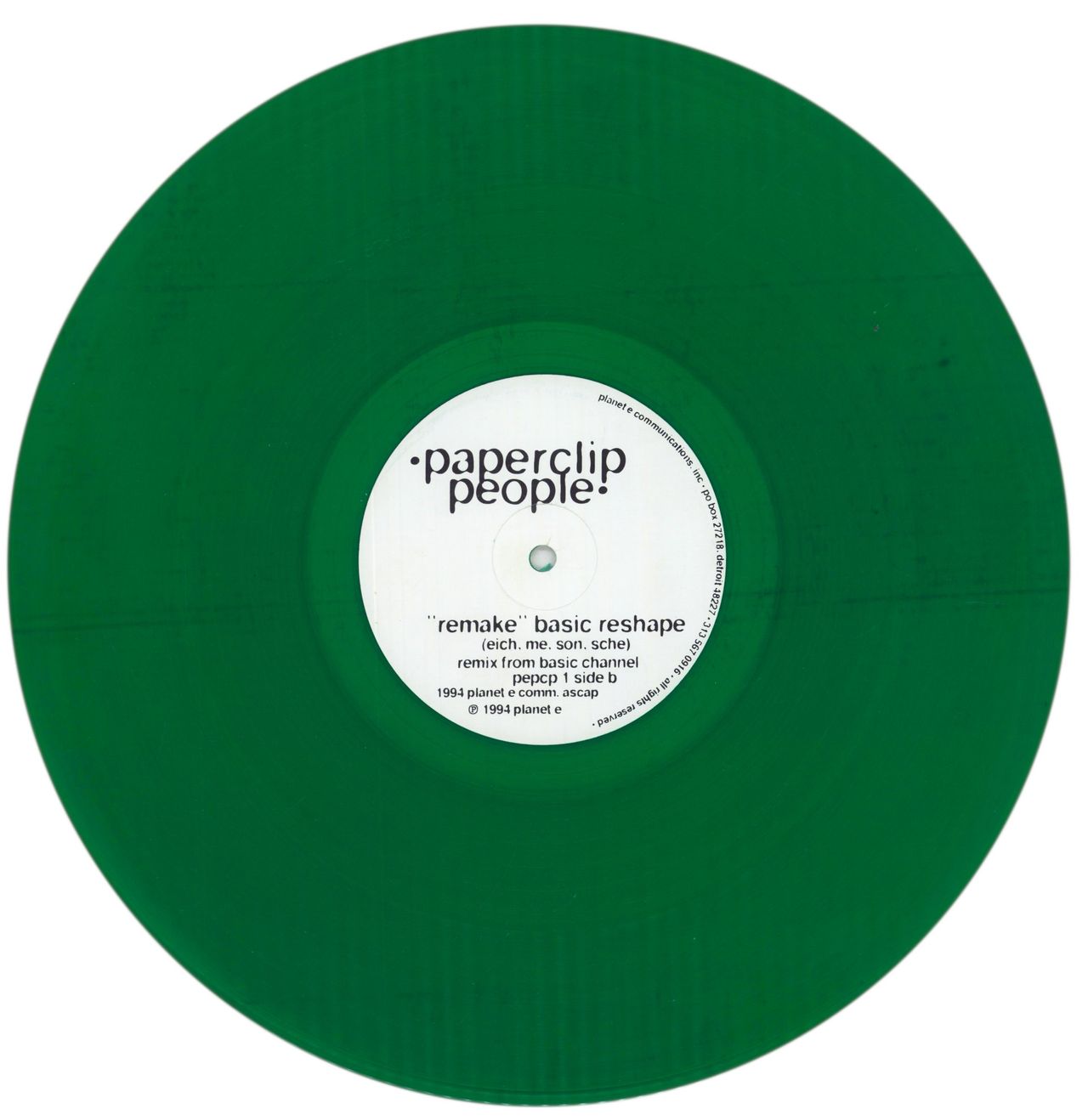 Carl Craig Throw / Remake (Basic Reshape) US 12" vinyl single (12 inch record / Maxi-single)