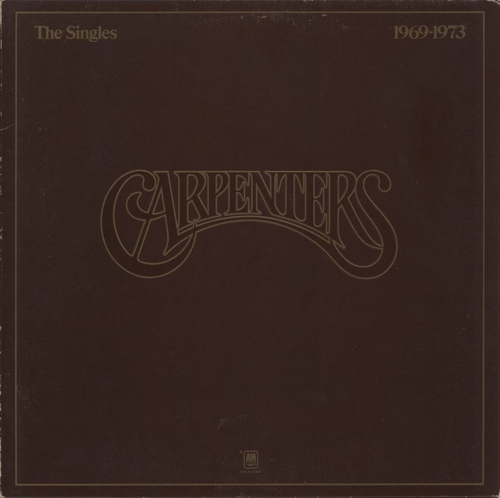 Carpenters The Singles 1969-1973 - EX Dutch vinyl LP album (LP record) AMLH63601