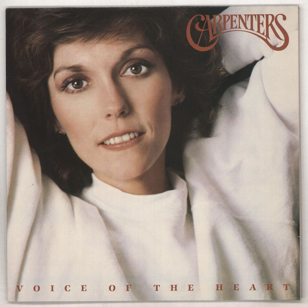 Carpenters Voice Of The Heart + lyric inner UK vinyl LP album (LP record) AMLX64954