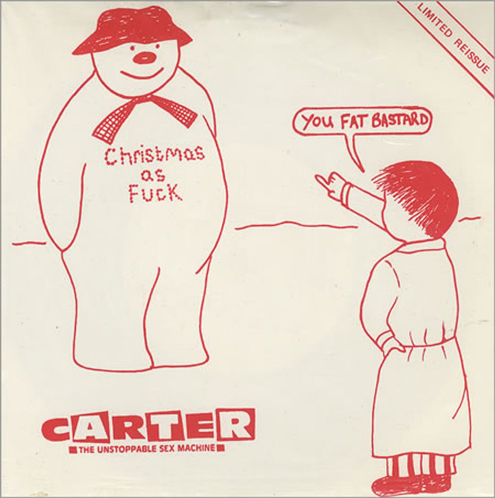 Carter USM G.I. Blues / Christmas Shopper's Paradise UK 7" vinyl single (7 inch record / 45) GIFT1