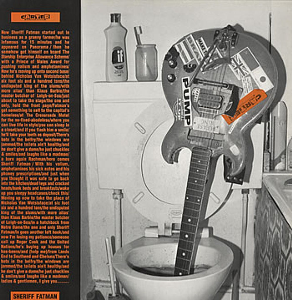 Carter USM Sherriff Fatman - Original UK 12" vinyl single (12 inch record / Maxi-single) ABB100T