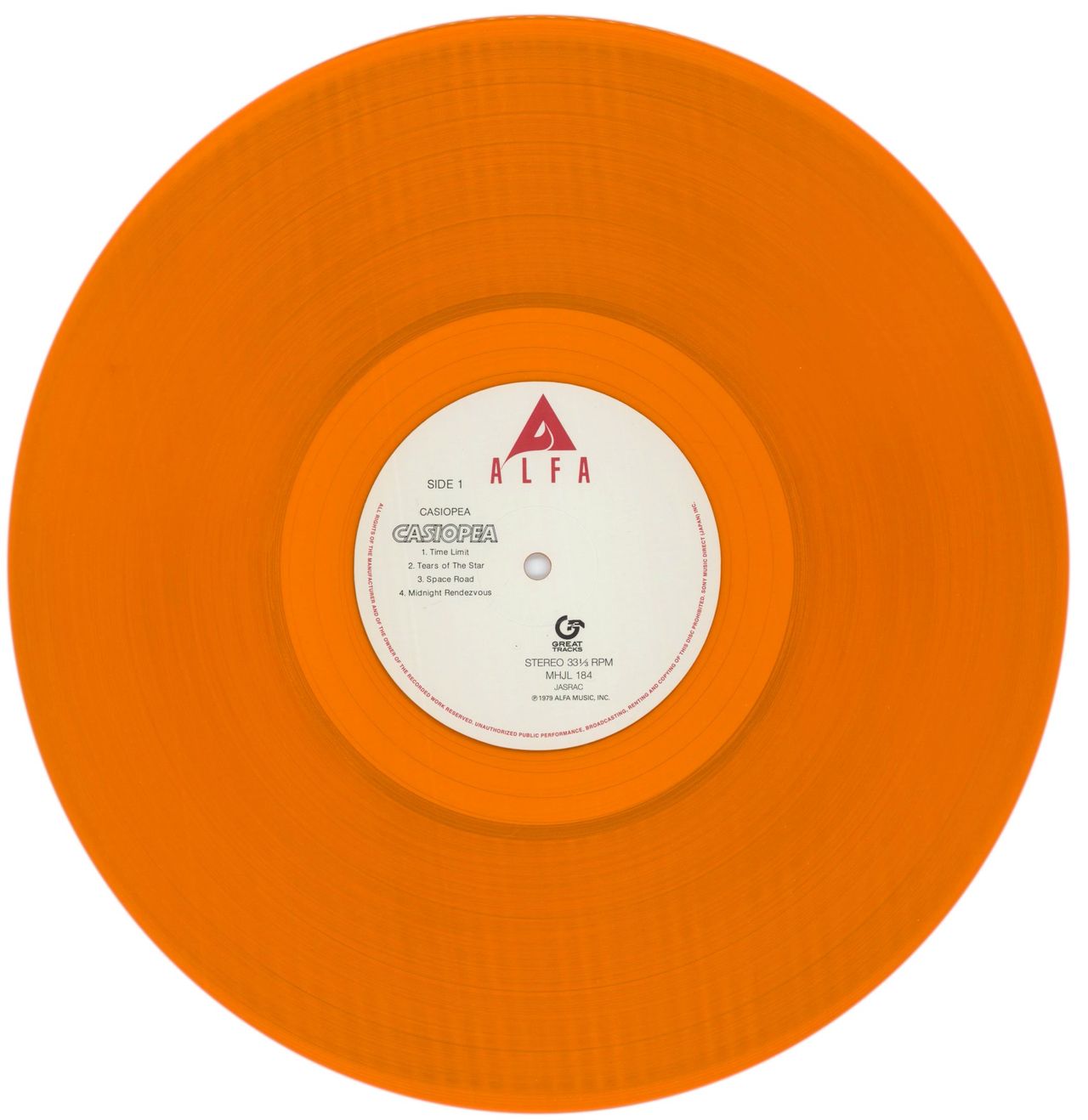 Casiopea Casiopea - Clear Orange Vinyl - 2022 Japanese Vinyl LP