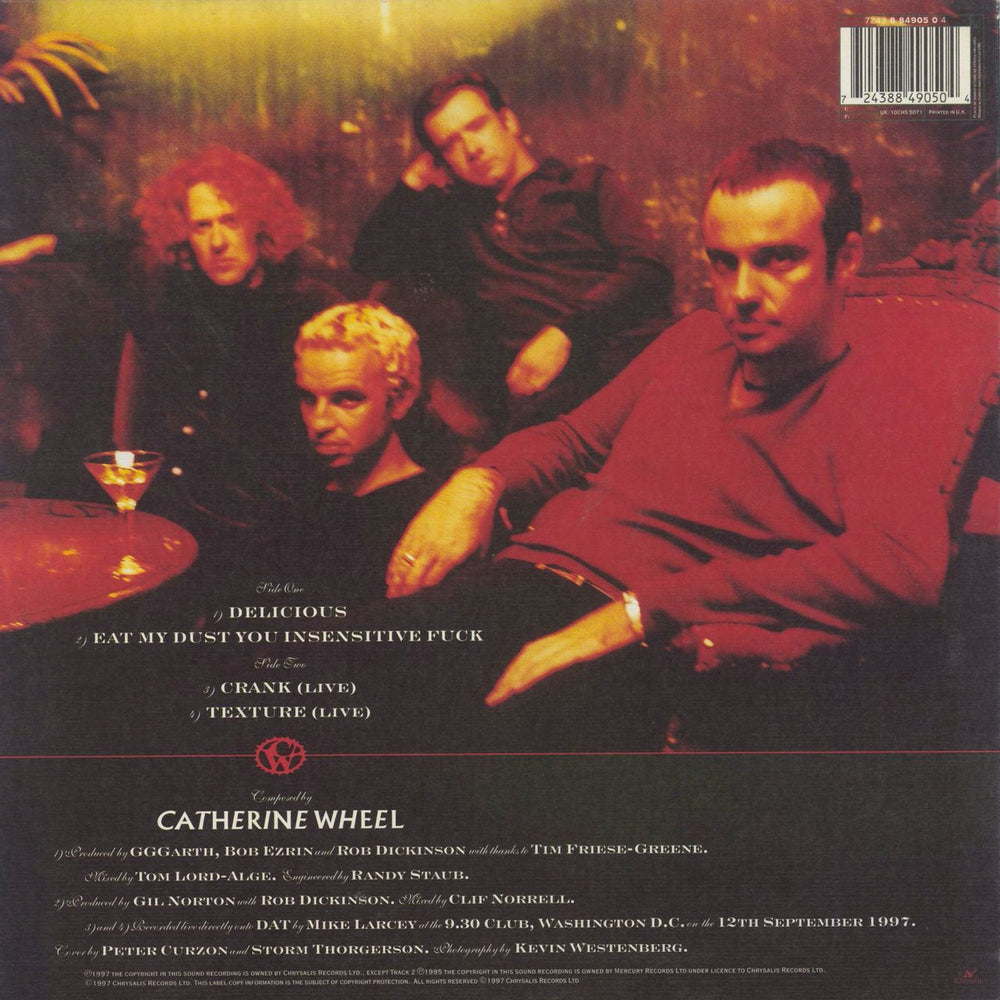 Catherine Wheel Delicious UK 10" vinyl single (10 inch record) 724388490504