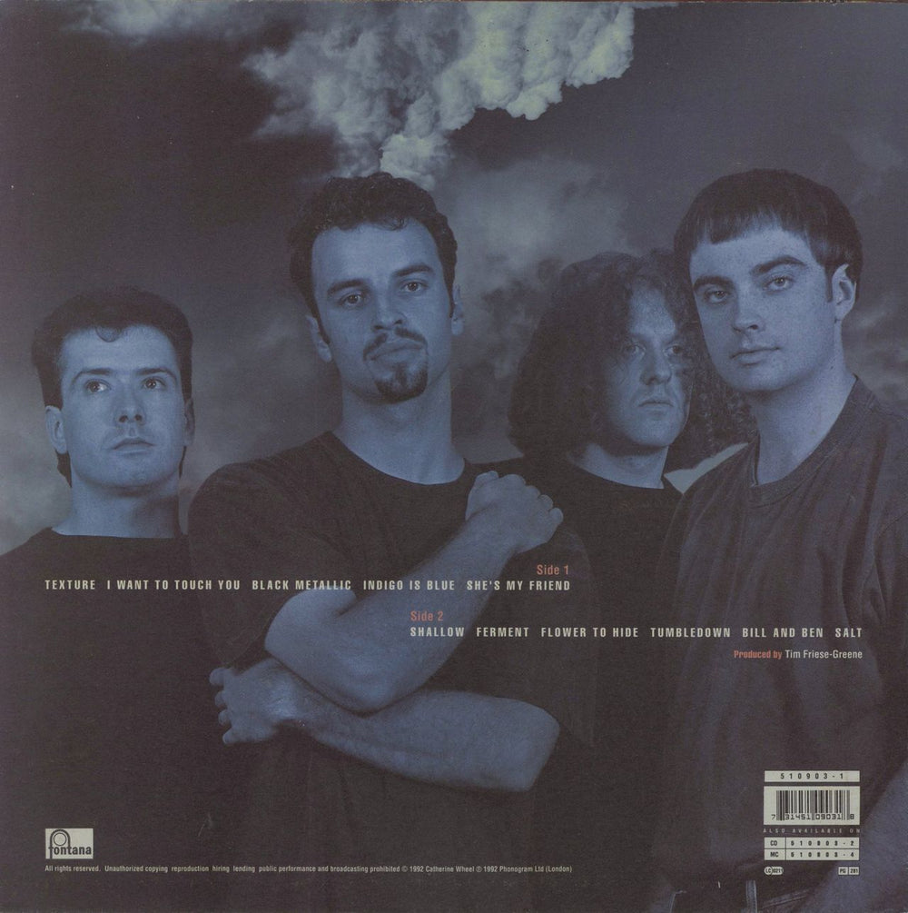 Catherine Wheel Ferment - VG UK vinyl LP album (LP record) 731451090318