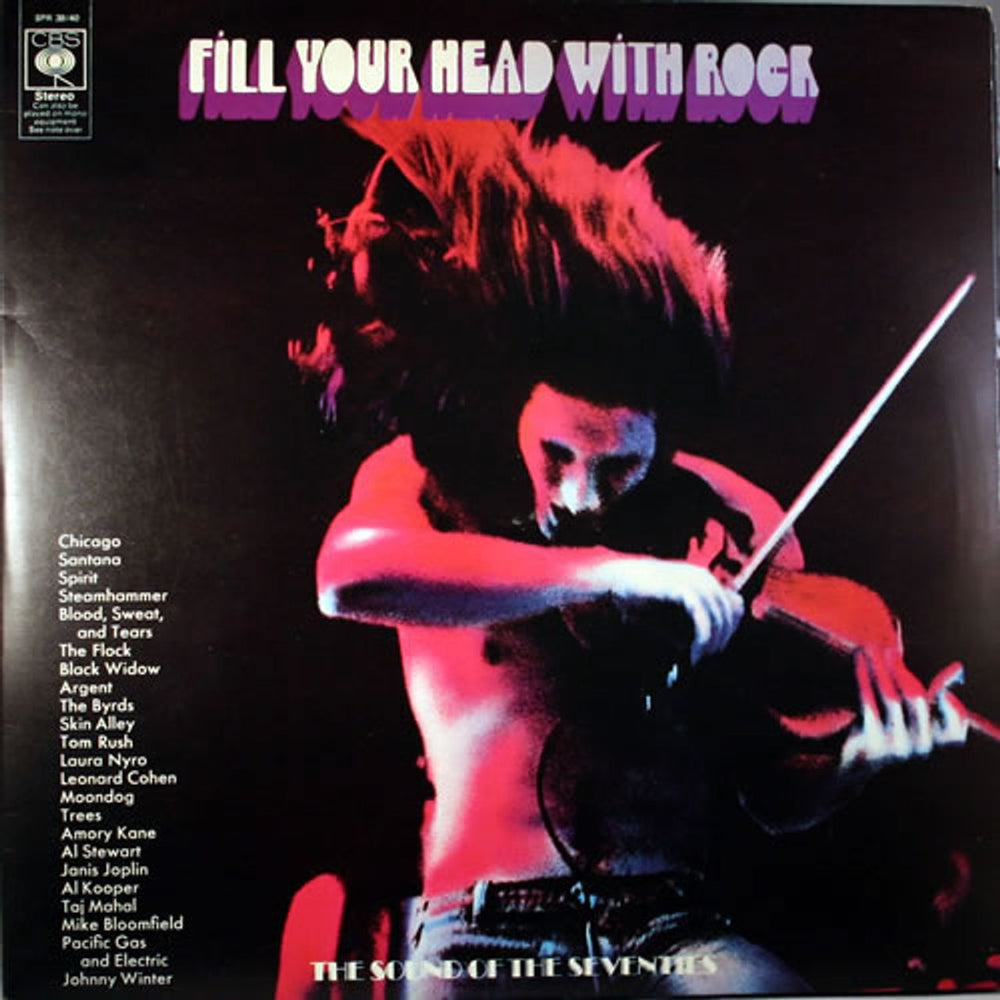 CBS Records Fill Your Head With Rock + Booklet UK 2-LP vinyl record set (Double LP Album) SPR39/40