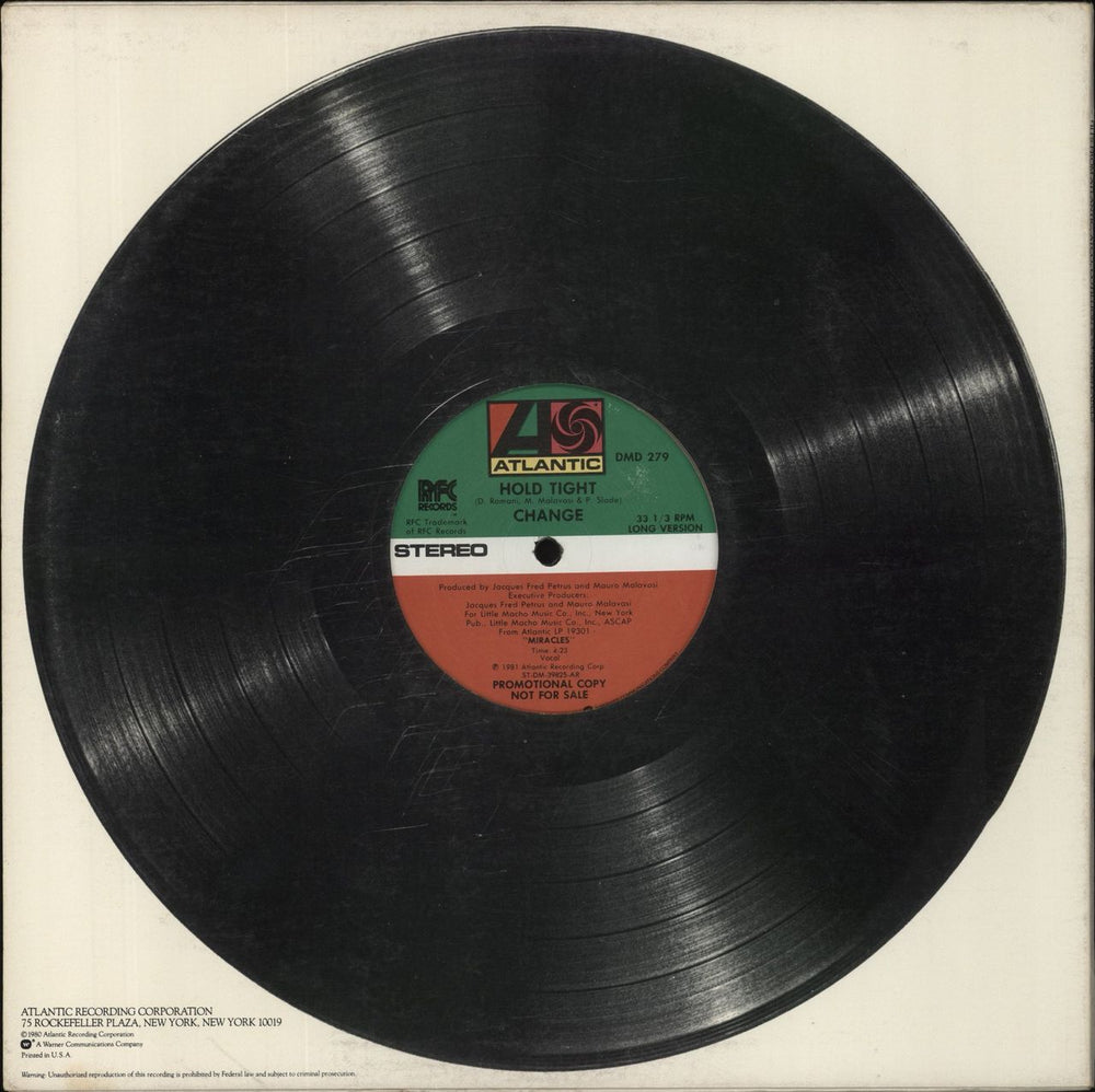 Change Hold Tight US Promo 12" vinyl single (12 inch record / Maxi-single)