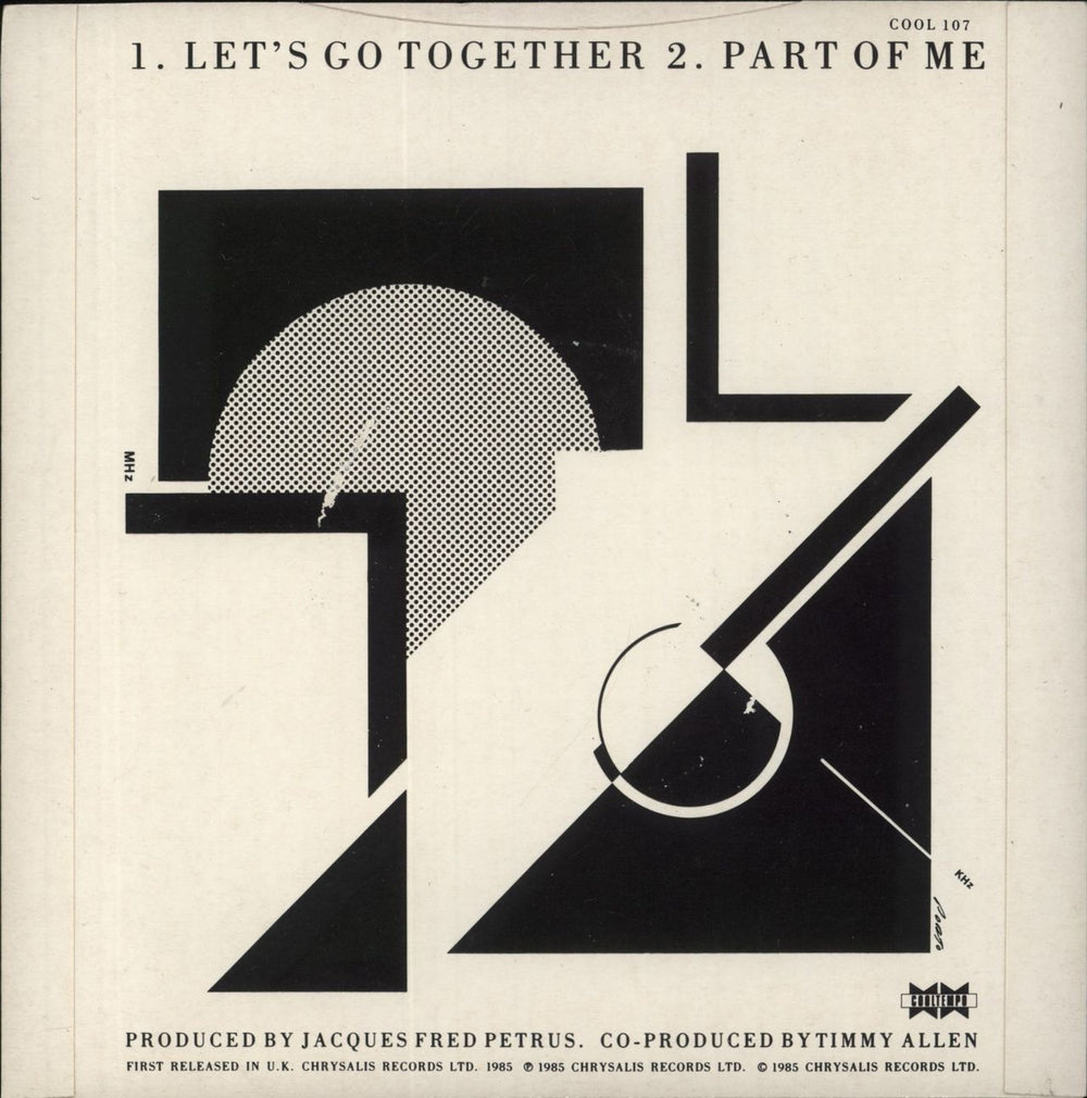 Change Let's Go Together UK 7" vinyl single (7 inch record / 45)