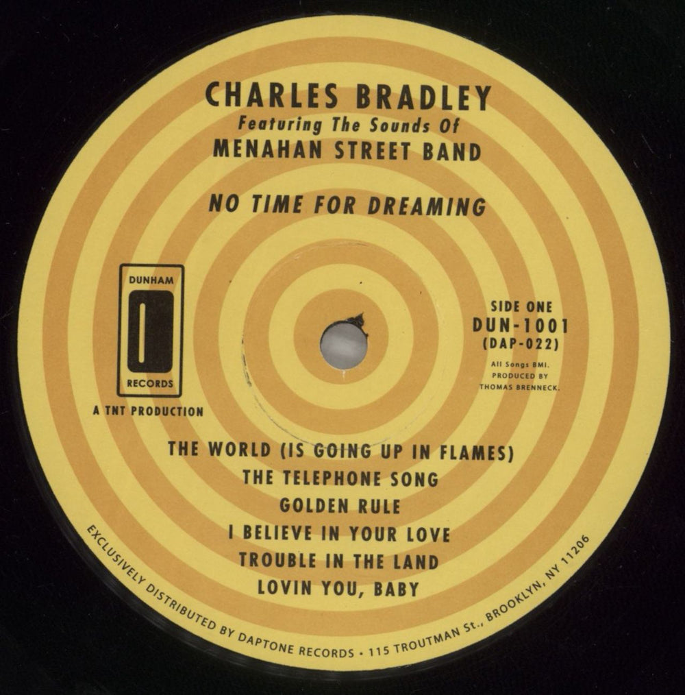 Charles Bradley No Time For Dreaming US vinyl LP album (LP record) 2XCLPNO803921