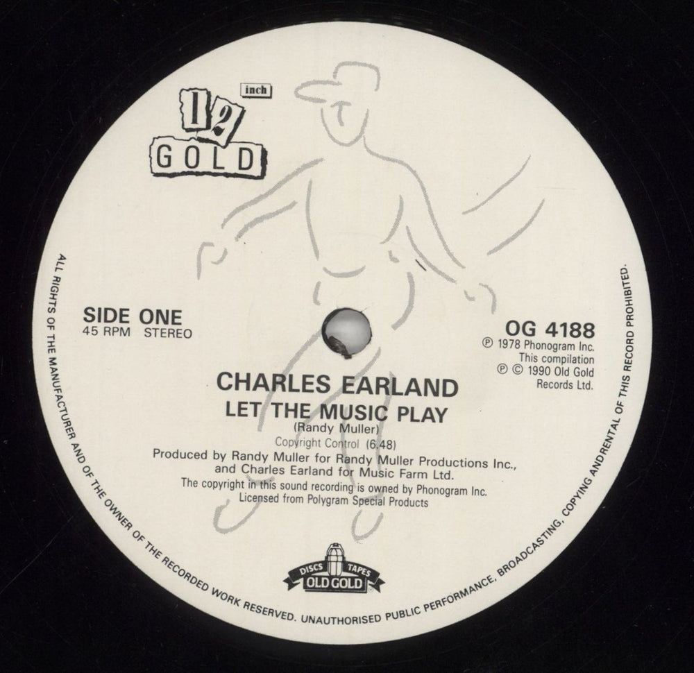 Charles Earland Let The Music Play / Can't Live Without Your Love UK 12" vinyl single (12 inch record / Maxi-single) C3C12LE854039