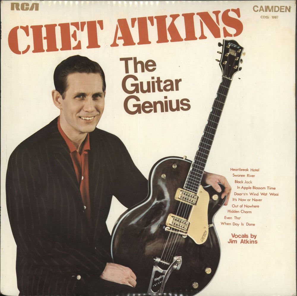 Chet Atkins The Guitar Genius UK vinyl LP album (LP record) CDS1067