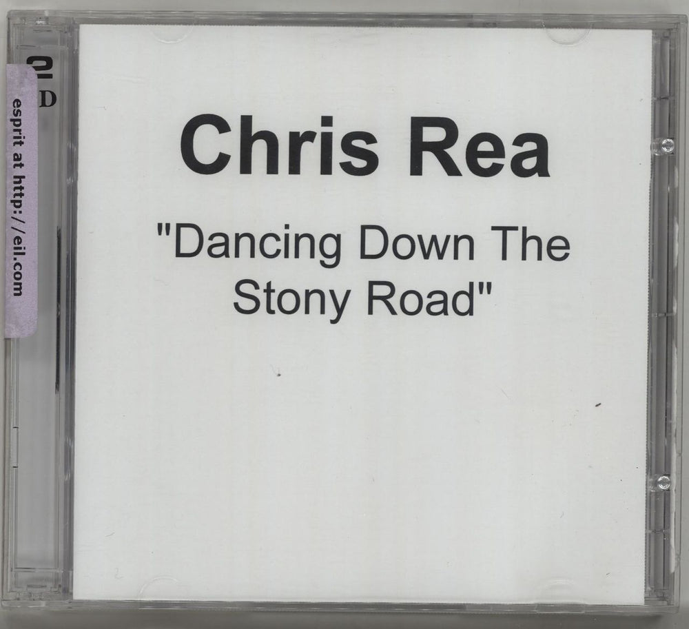 Chris Rea Dancing Down The Stony Road UK Promo CD-R acetate CD ACETATE