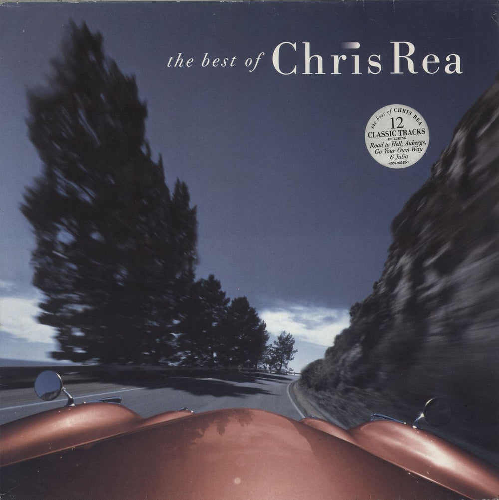 Chris Rea The Best Of - Hype Stickered - EX German vinyl LP album (LP record) 4509-98382-1