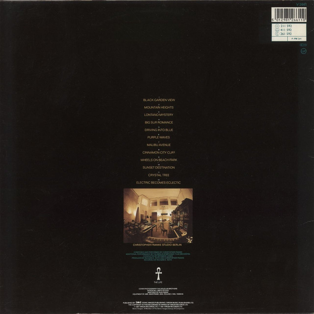 Christopher Franke Pacific Coast Highway German Vinyl LP