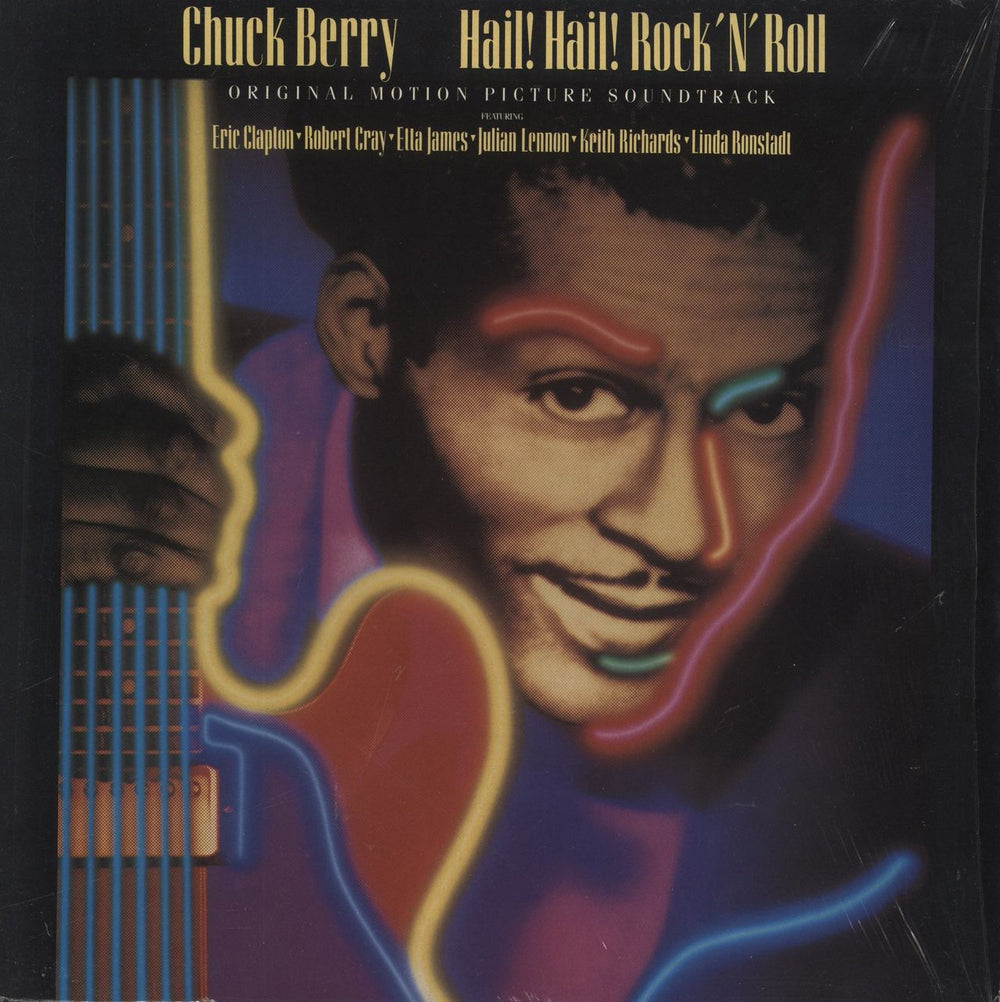 Chuck Berry Hail! Hail! Rock 'N' Roll - shrink UK vinyl LP album (LP record) MCF3411